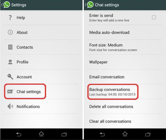 Whatsapp消息是如何从安卓转移到iPhone上面