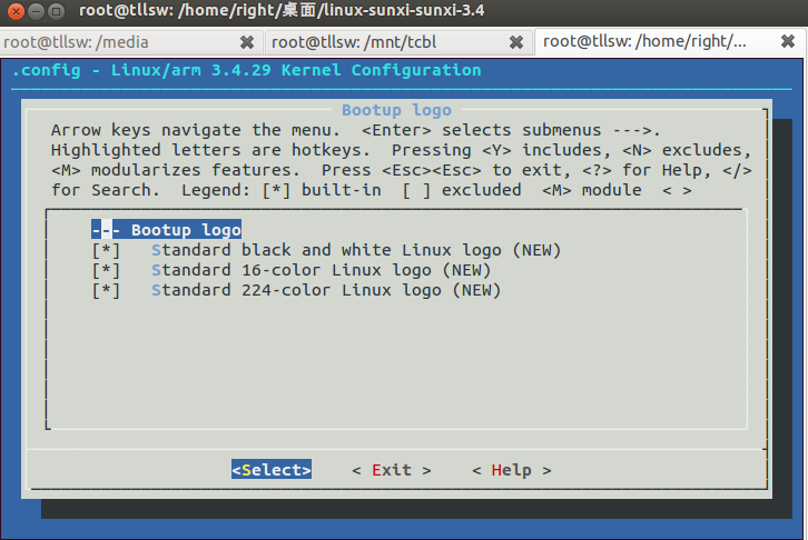 Linux编译及更换3.4版本内核的操作过程