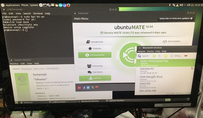 BPI-M3新镜像ubuntu-mate-16.04支持GPU与硬解的示例分析
