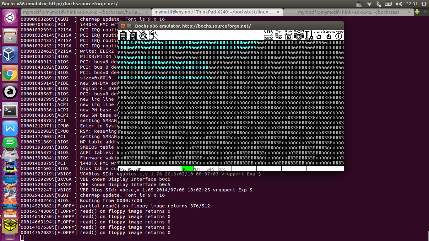 ubuntu下如何安装bochs并且运行linux0.00