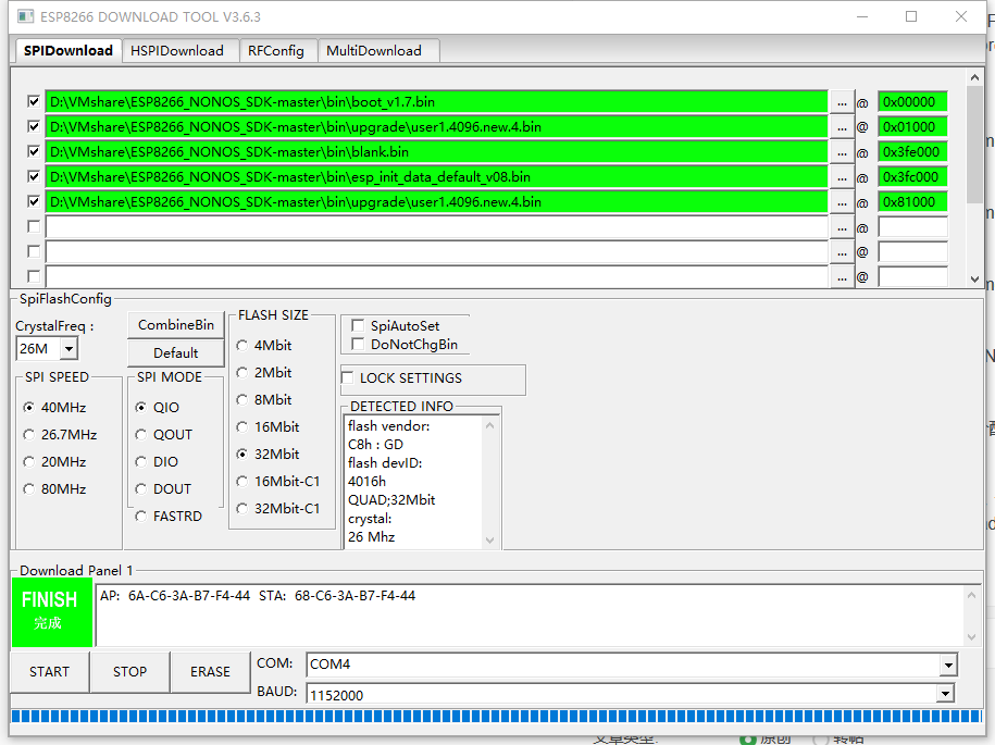 怎么解决ESP8266-F ets Jan  8 2013,rst cause:1, boot mode:(3,6)无法运行的问题