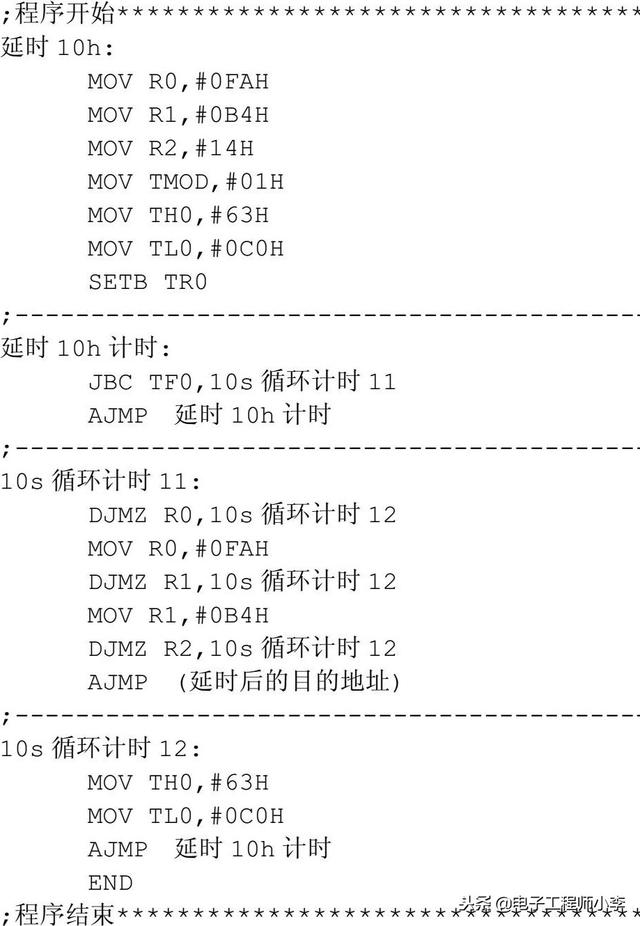 51單片機(jī)常用的延時控制子程序