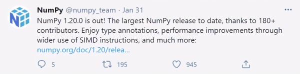 NumPy新增的功能有哪些