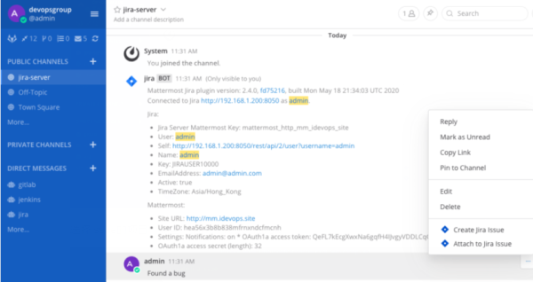 Mattermost+Jira集成加速DevOps工作流程是什么