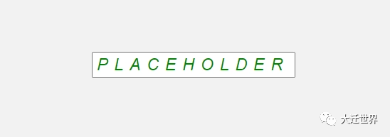 CSS伪类 :placeholder-shown的用法