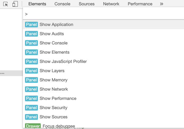 Chrome  DevTools中的操作有哪些