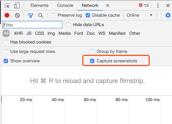 Chrome DevTools中的操作有哪些