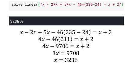 怎么编写代码搞定Python中任何线性方程