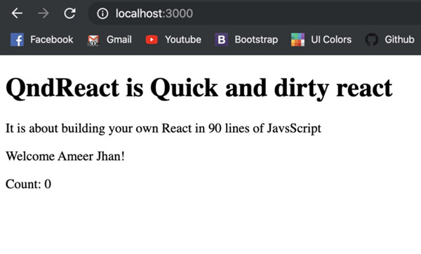 怎么用JS代码构建React