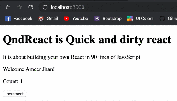 怎么用JS代码构建React