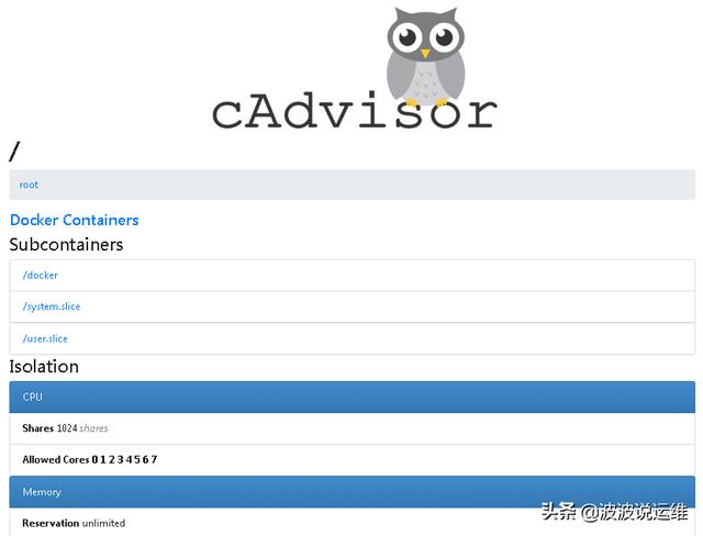 Docker容器监控Cadvisor的介绍及安装