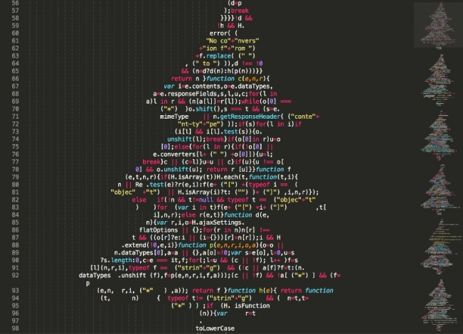 如何將JavaScript 代碼裝扮成圣誕樹
