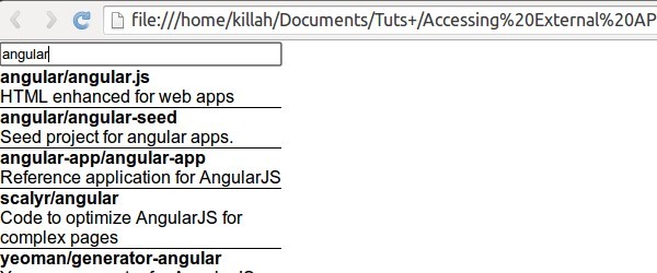 怎么利用AngularJS服務接入外部API