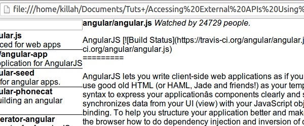 怎么利用AngularJS服務接入外部API