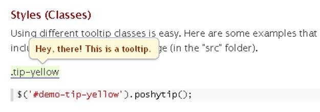 15 款Tooltip工具提示jQuery插件分别是什么
