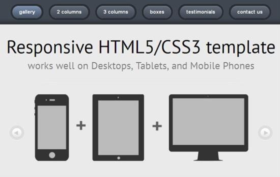 35个响应式HTML5和CSS3模版是怎样的
