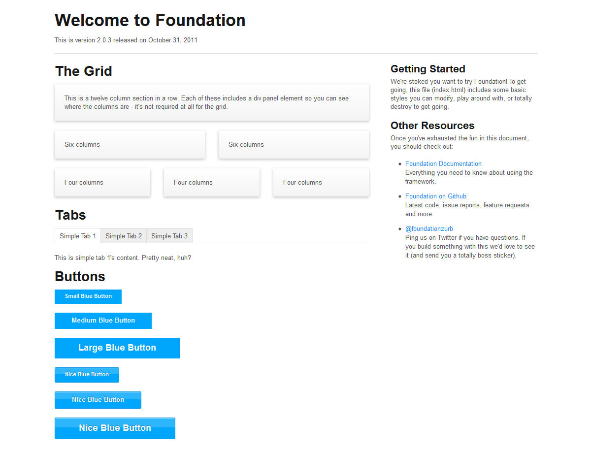 怎么使用web Foundation框架快速创建跨平台的网站页面原型