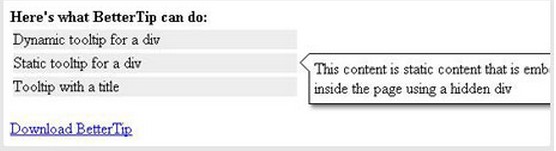 非常有用的jQuery工具提示插件有哪些