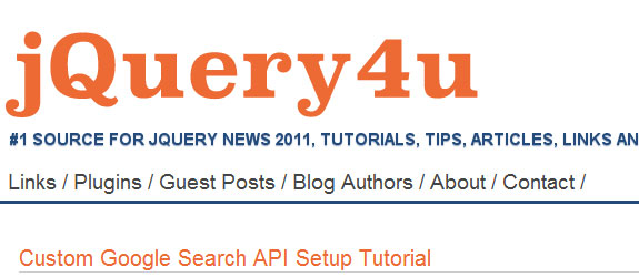 7个学习jQuery的网站分别是哪些