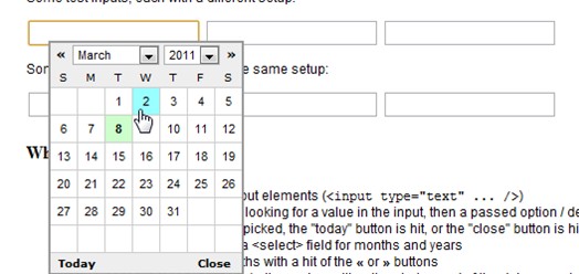 25个超棒的jQuery日历和日期选取插件分别是哪些