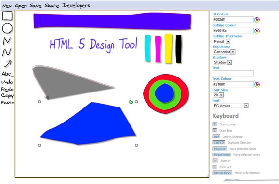 10个超棒的HTML 5素描及绘画设计工具分别是什么