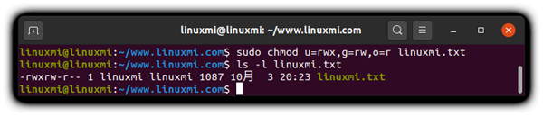 Linux中如何使用chmod权限修改命令