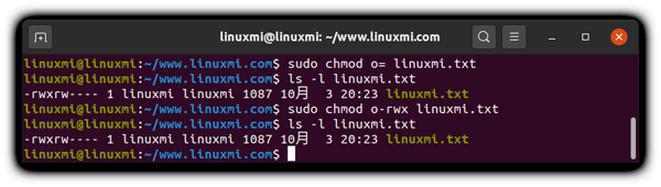 Linux中如何使用chmod权限修改命令