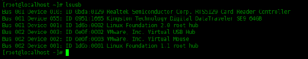 怎樣在Linux中使用lsusb命令顯示有關(guān)USB設(shè)備信息