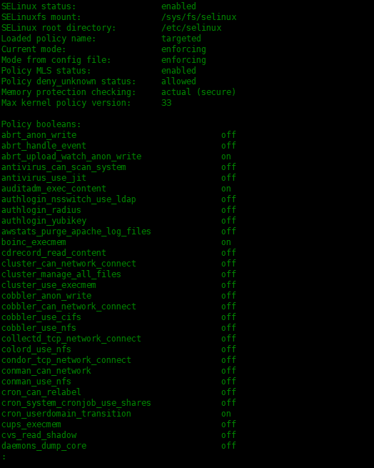 linux下怎么查看SELinux的当前状态