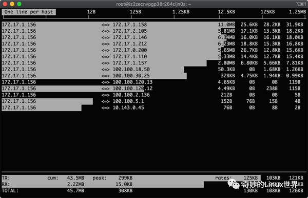 如何入门Linux网络流量监控利器iftop