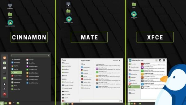 Cinnamon和MATE以及Xfce中你会选择那一个 Linux Mint