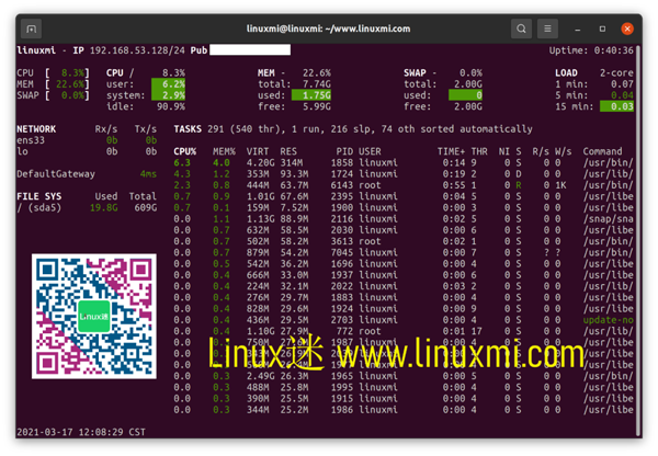 适用于Linux的高级实时系统监控工具是怎样的