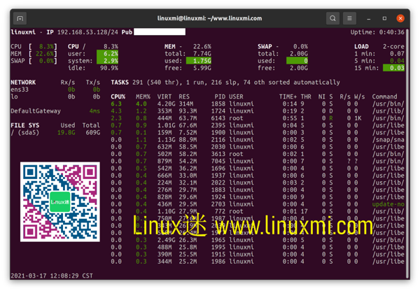 適用于Linux的高級(jí)實(shí)時(shí)系統(tǒng)監(jiān)控工具是怎樣的