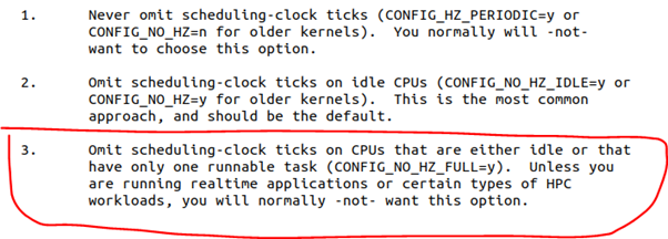 Linux高性能任务独占CPU举例分析