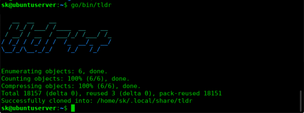 linux中如何使用Tldr命令