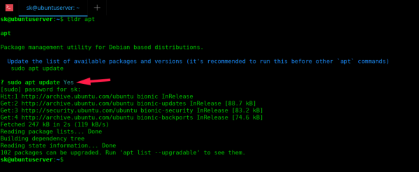 linux中如何使用Tldr命令