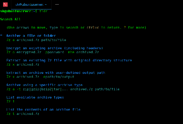 linux中如何使用Tldr++命令