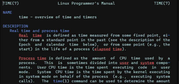 Linux中的Manual手册分析