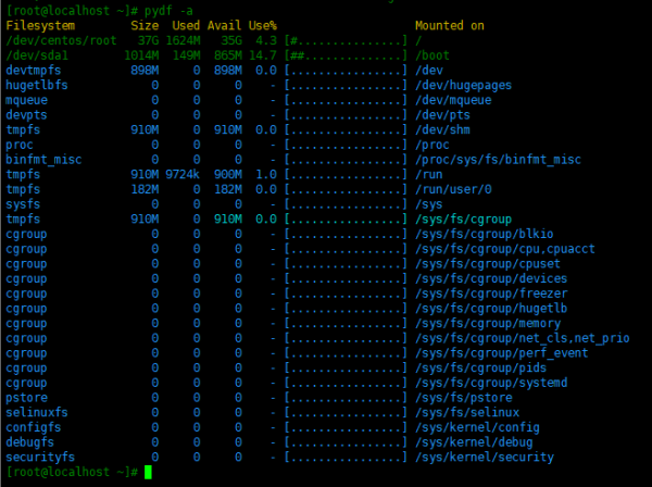 Linux中如何监控磁盘分区和使用情况