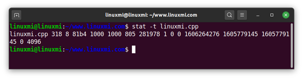 Linux中stat命令怎么用
