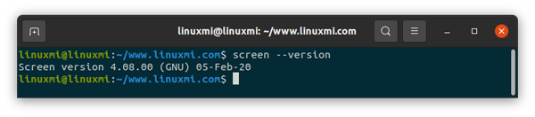 Linux下终端多路复用器screen命令的使用方法