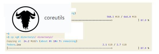 如何为Linux的cp和mv命令添加进度条