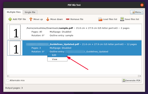 linux怎么使用PDF Mix Tool执行常见的PDF编辑任务
