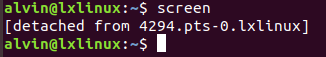 Linux中screen命令的用法