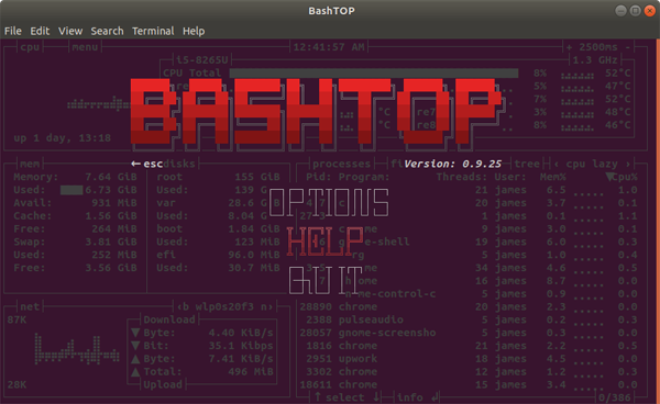 Linux中Bashtop怎么安装