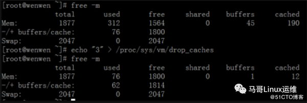 Linux的内存机制以及手动释放swap和buffer和cache