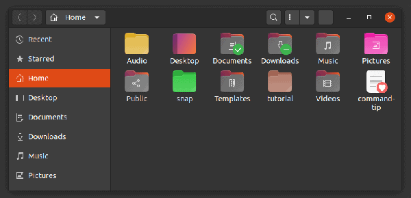 Ubuntu 20.04中怎么更改文件夹颜色