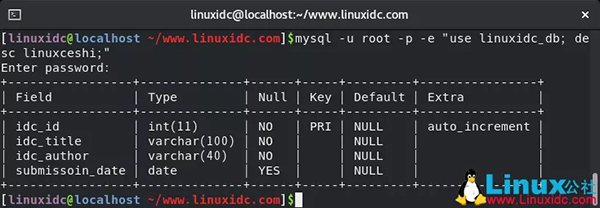 如何從Linux命令行直接執(zhí)行MySQL/MariaDB查詢