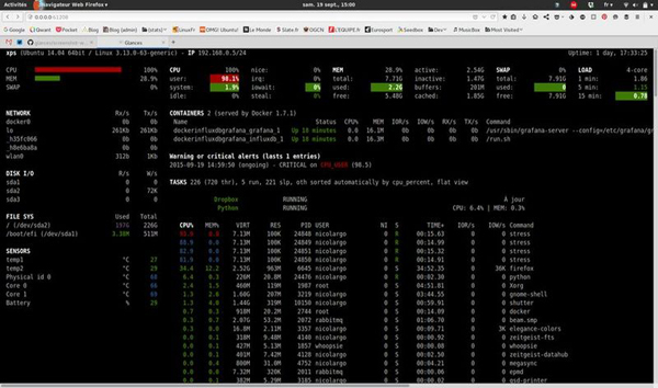 Linux系统性能监控工具Glances是怎样的