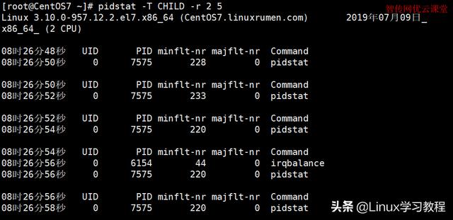 Linux如何使用命令查看进程状态信息